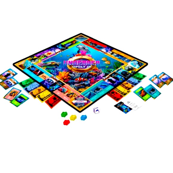 🐠🐋🦈 LETS PLAY KIDS❗️ “UNDERSEA OPOLY JUNIOR” BOARD GAME❗️🦀🐳🦑 - Picture 2 of 4